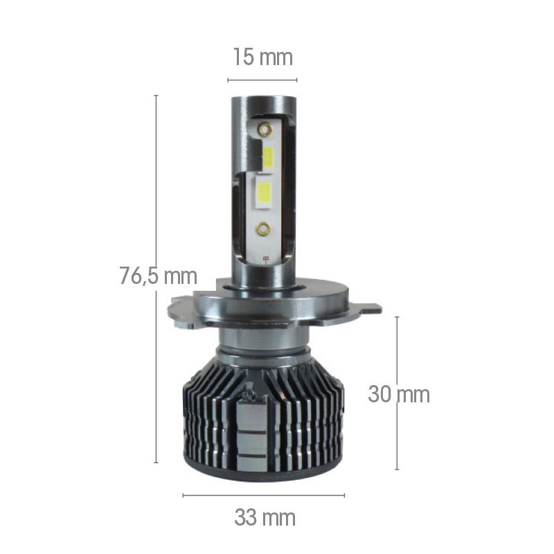 Ampoule LED H4 avec ballast intégré