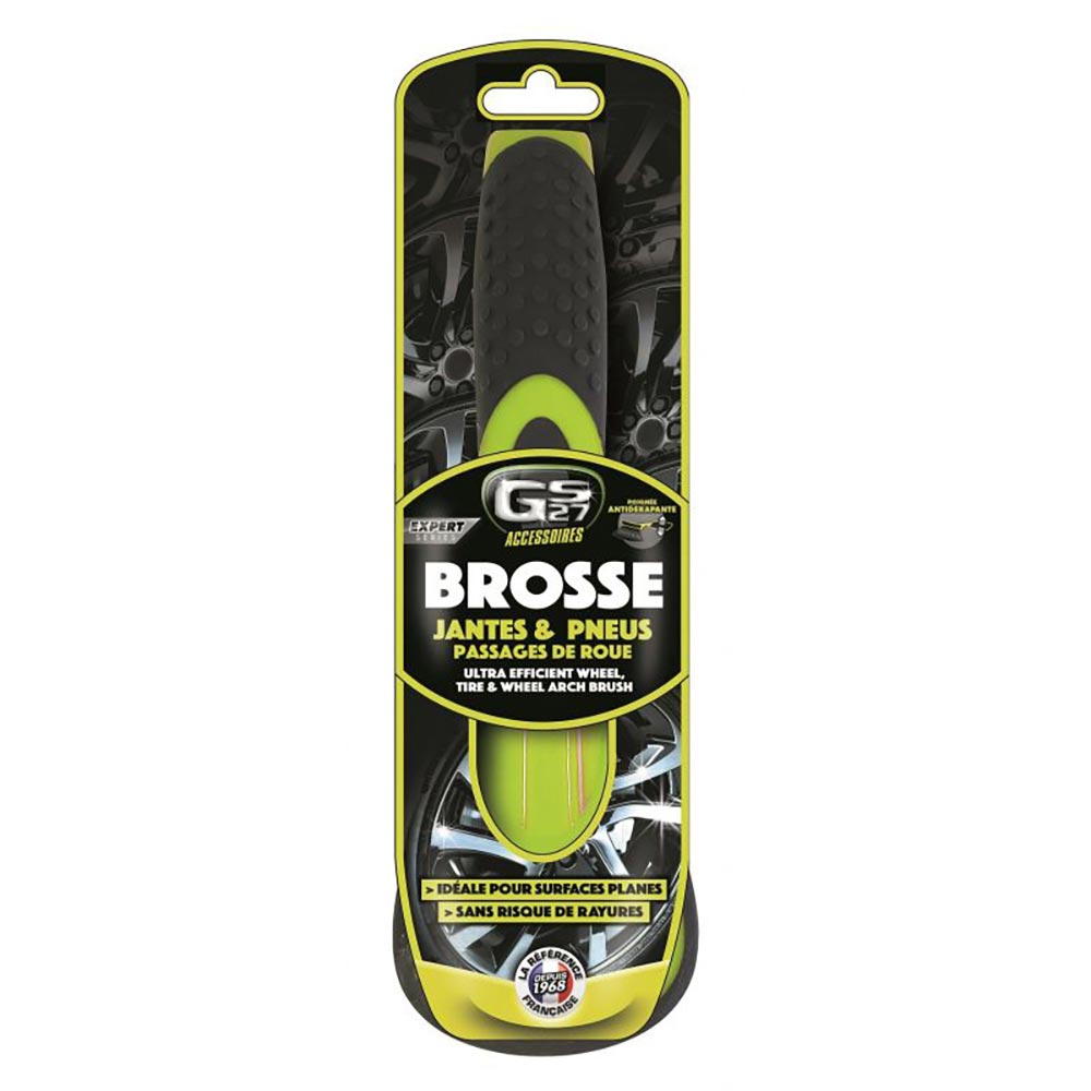 Brosse jantes & pneus, passages de roue