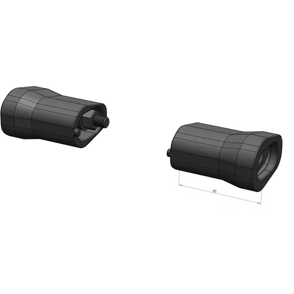 Adaptateurs 45 mm pour clignotant d'origine Honda