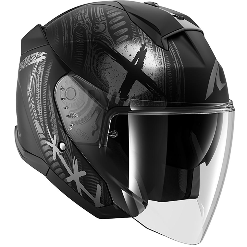 Casque Skwal Jet Shiever Mat