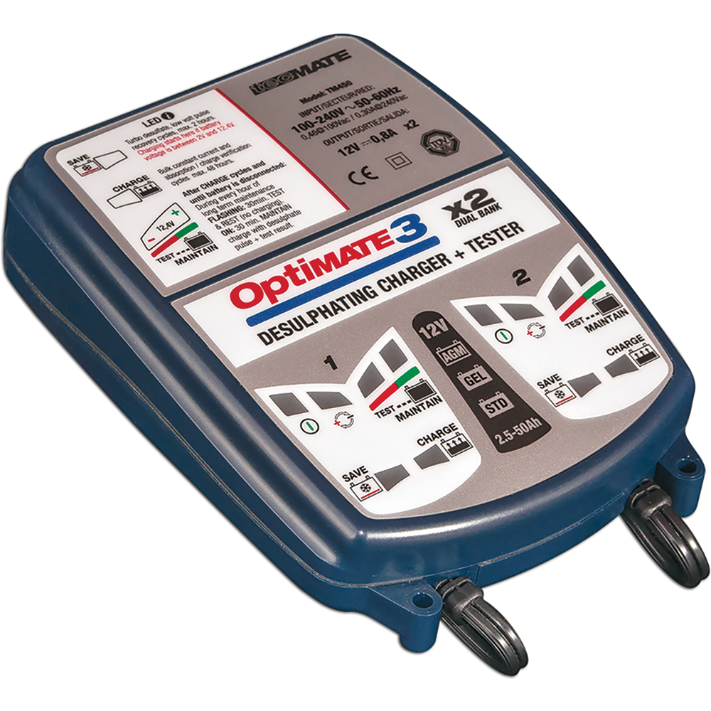 Chargeur de batterie Optimate 3 TM450