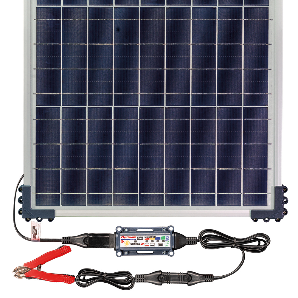 Chargeur Optimate Solar Duo TM522D2 avec panneau 20W