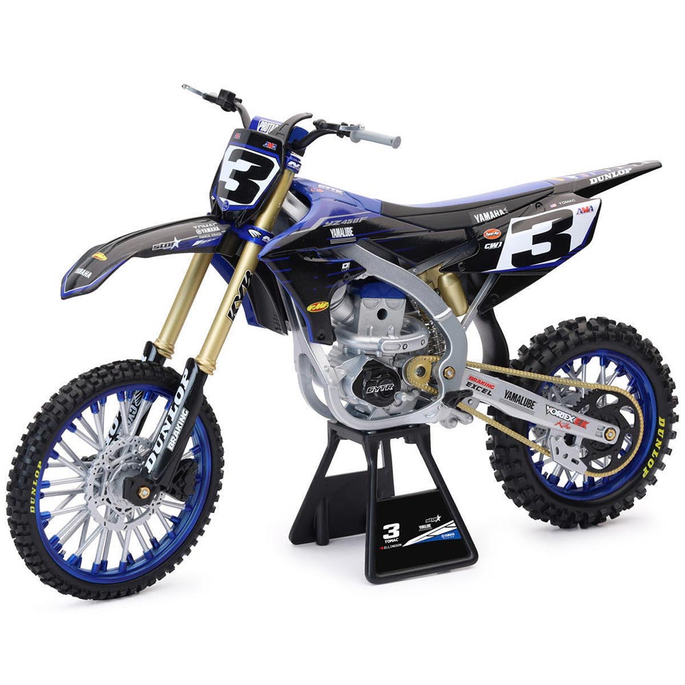 Maquette moto 1/6 Yamaha 450 YZF E. Tomac