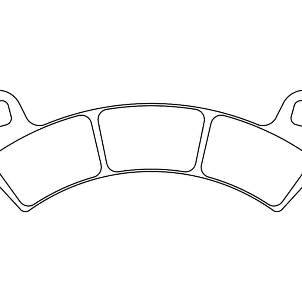 Plaquettes de frein Quad métal fritté - 1247ATV1