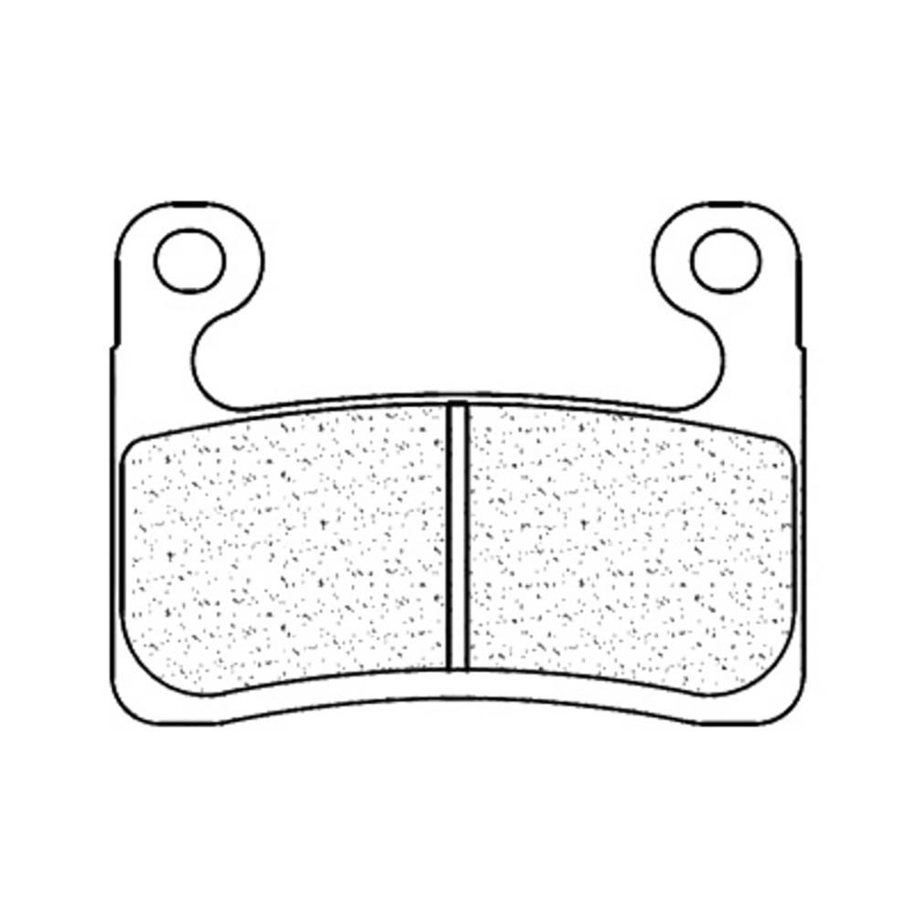 Plaquettes de frein Route métal fritté - 1257A3+