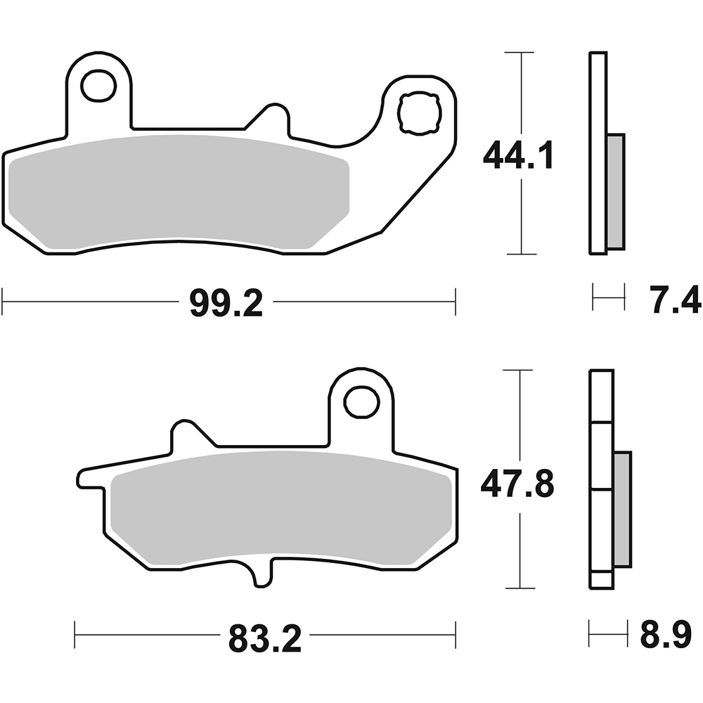 Plaquettes de frein 635HF