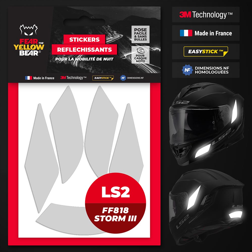 Stickers réfléchissants LS2 FF818 Storm III™