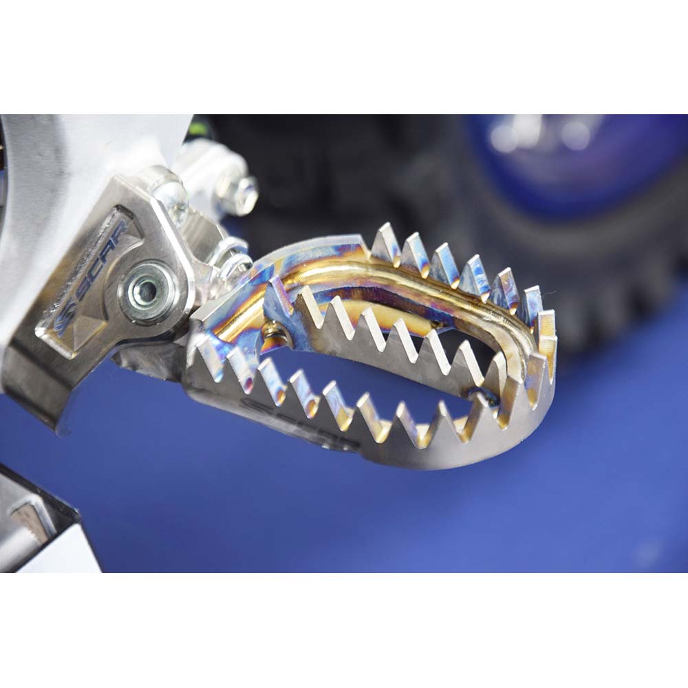 Repose-pieds titane gripper - S1516