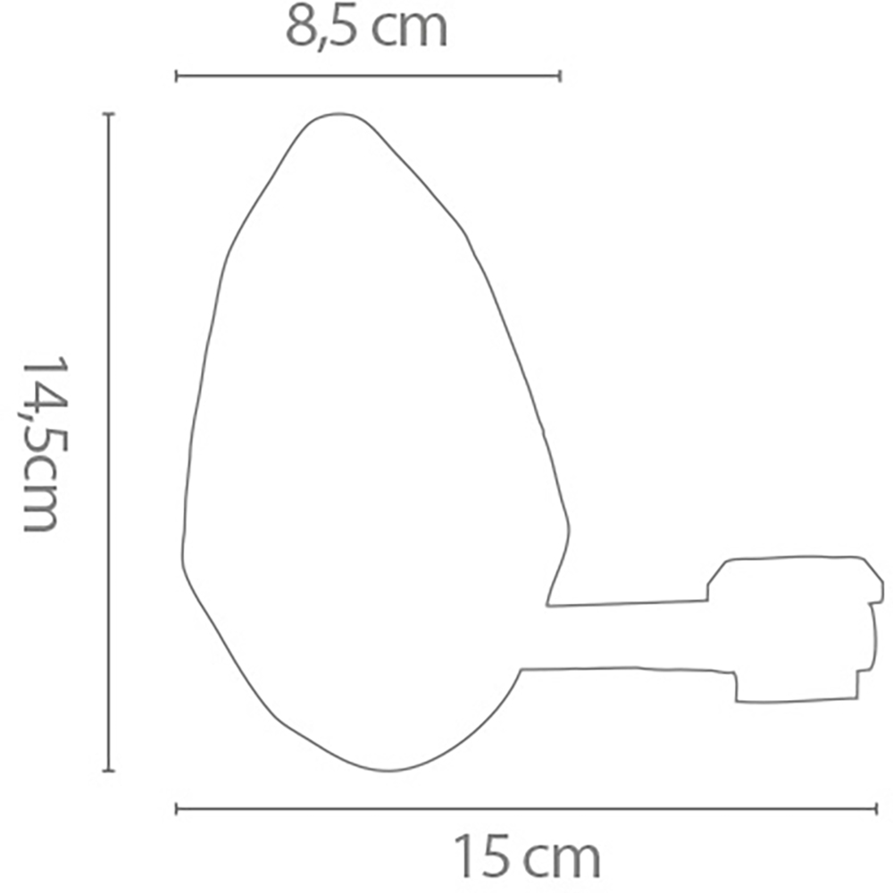 Chaft - Obturateurs de rétroviseur Ø10 mm Noir
