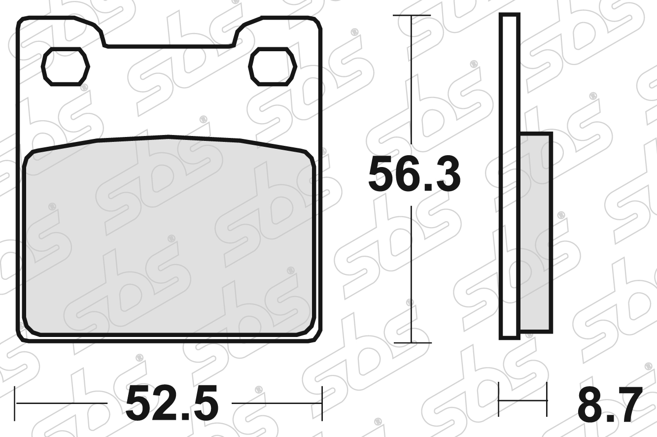 Plaquettes de frein 701 LS