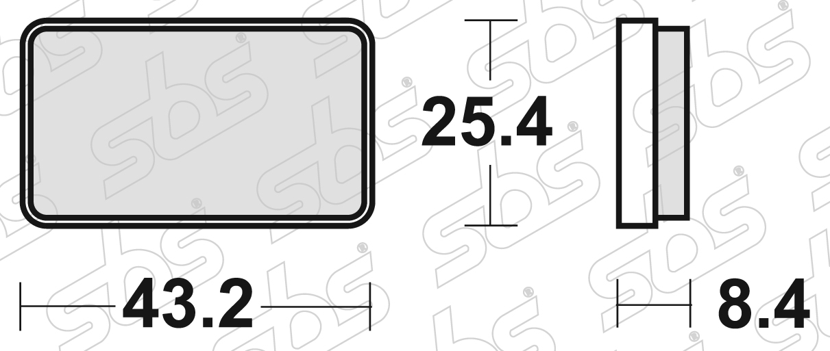 Plaquettes de frein 827 ATS