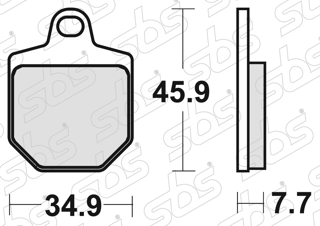 Plaquettes de frein 843 RSI