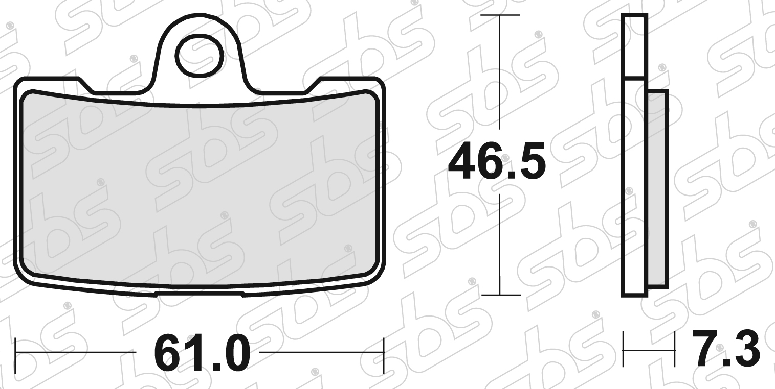 Plaquettes de frein 856 RS