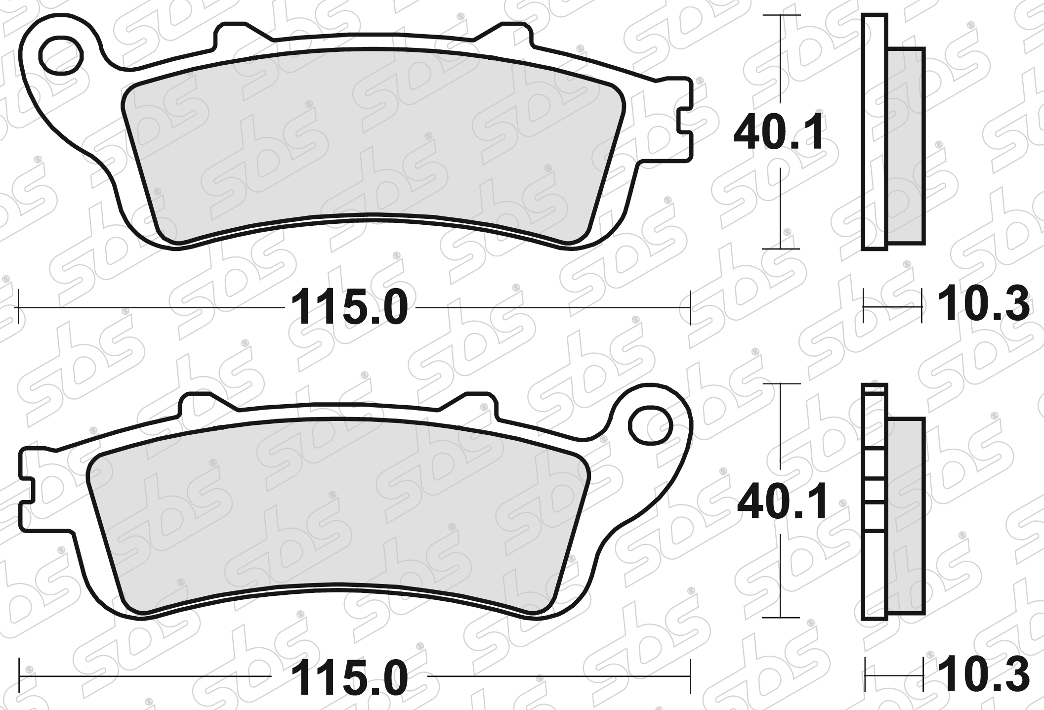 Plaquettes de frein 880 LS