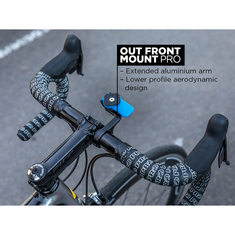 Support Guidon Vélo Déporté Out Front Mount Pro Quad Lock moto