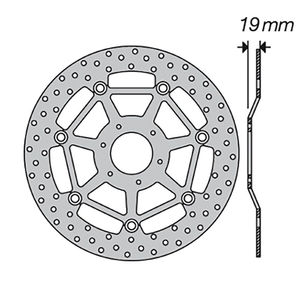 Disque de frein FE.FL27503