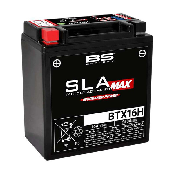 Batterie BTX16H SLA Max