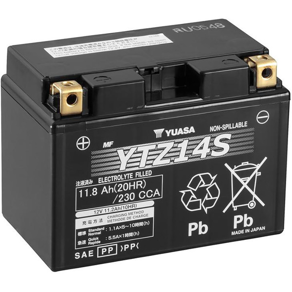 Batteries YTZ14S SLA AGM Yuasa