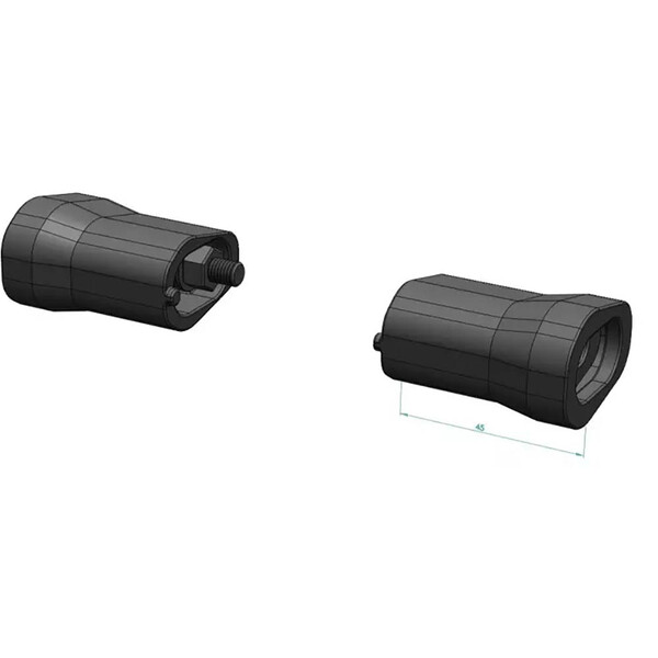 Adaptateurs 45 mm pour clignotant d'origine Honda