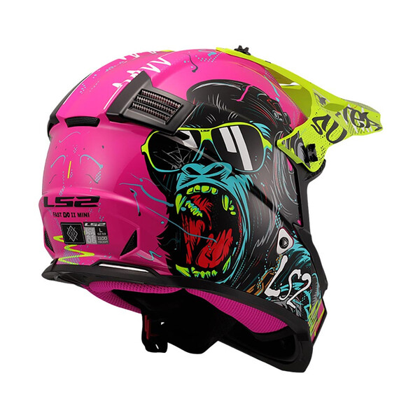 Casque enfant MX437 Fast Evo II Mini Gorilla