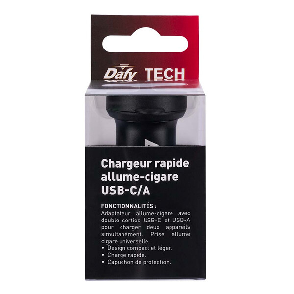 Chargeur allume-cigare CIG QC USB-C/A