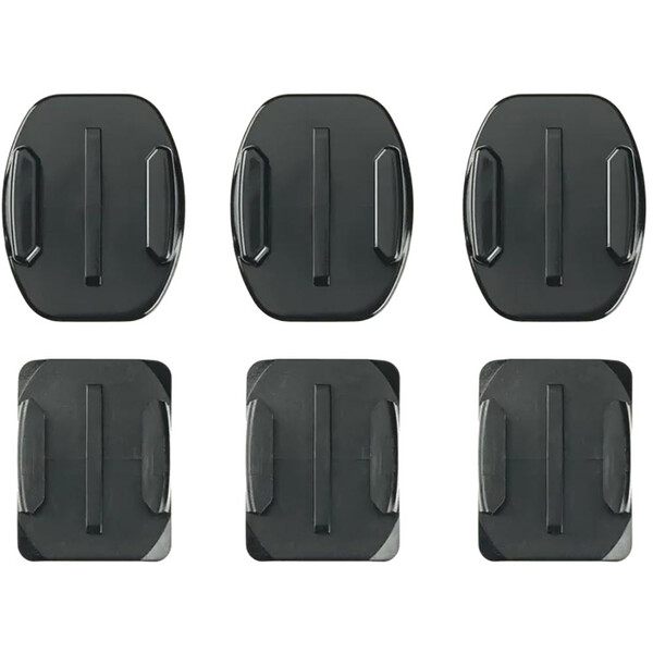 Fixations adhésives incurvées et plates