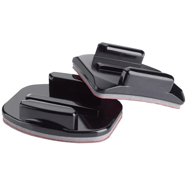 Fixations adhésives incurvées et plates