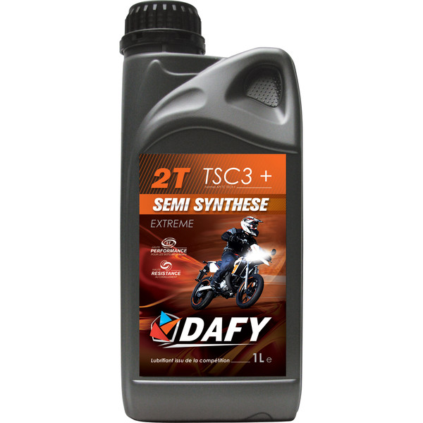 Huile Extrême 2T Semi-Synthèse 1L Dafy Moto
