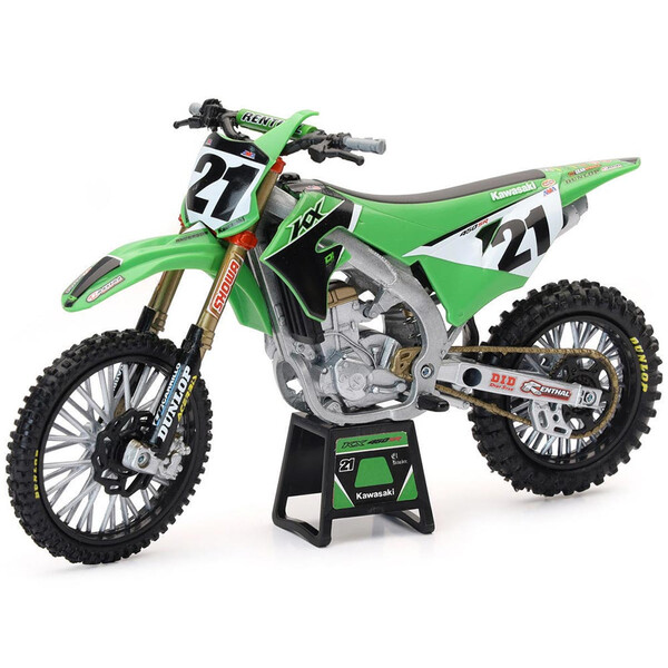 Maquette moto 1/12 Kawasaki 450 KX J. Anderson