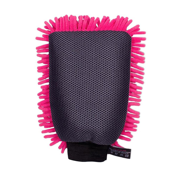 Gant de lavage microfibre 2 en 1