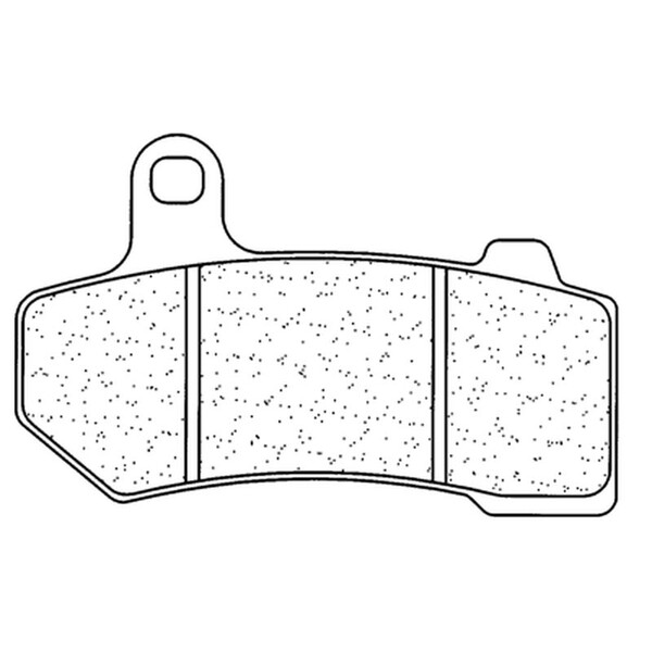 Plaquettes de frein Route métal fritté - 1172A3+