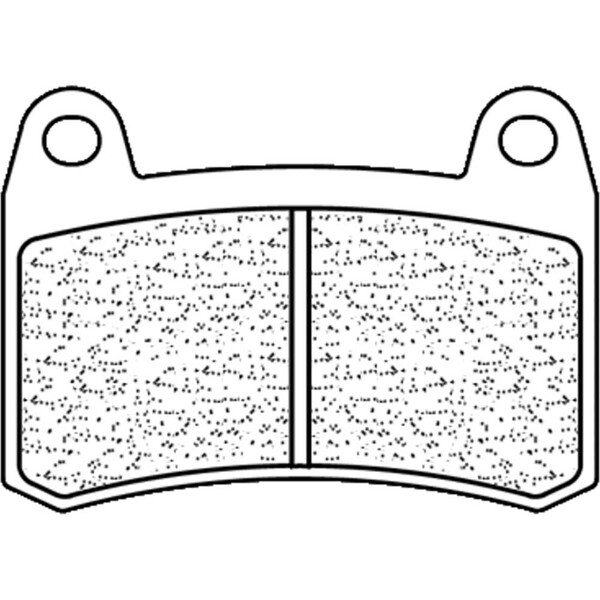 Plaquettes de frein Route métal fritté - 1274A3+