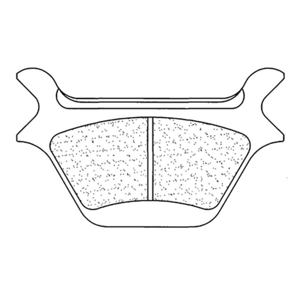 Plaquettes de frein Route métal fritté - 2370RX3