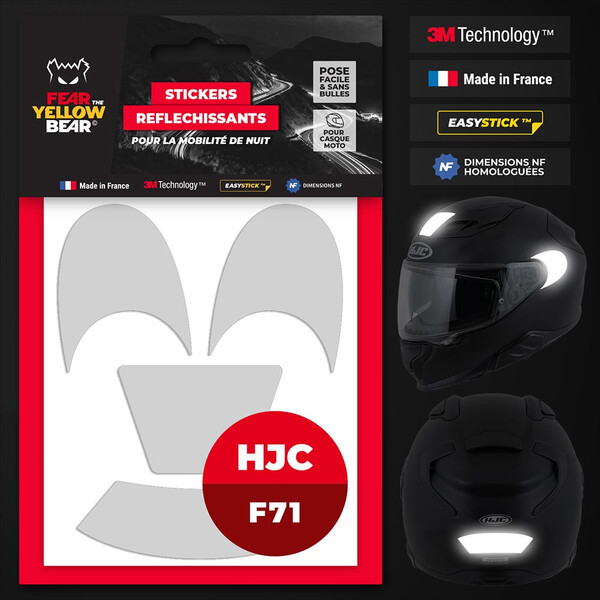 Stickers réfléchissants HJC F71™