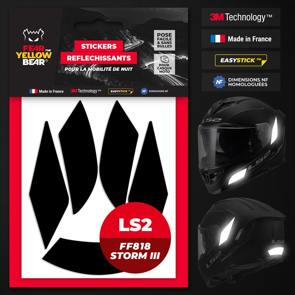 Stickers réfléchissants LS2 FF818 Storm III™