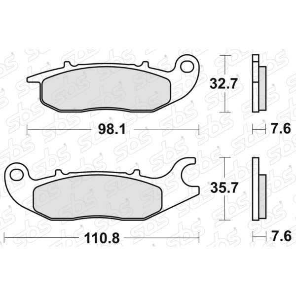 Plaquettes de frein 180 HF