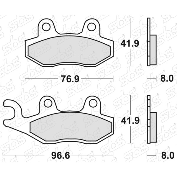 Plaquettes de frein 197 CT