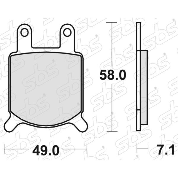 Plaquettes de frein 560 HF