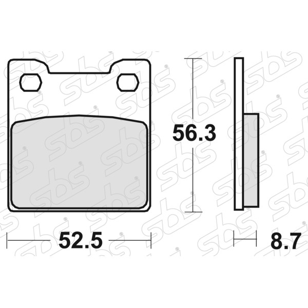 Plaquettes de frein 701 LS