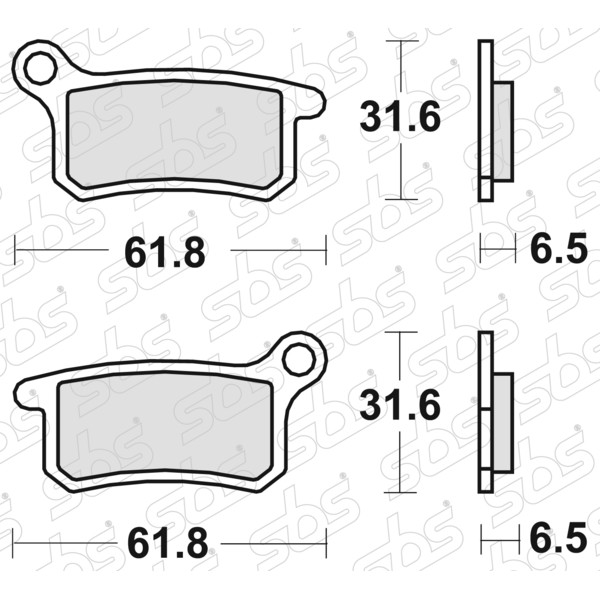 Plaquettes de frein 783 RSI