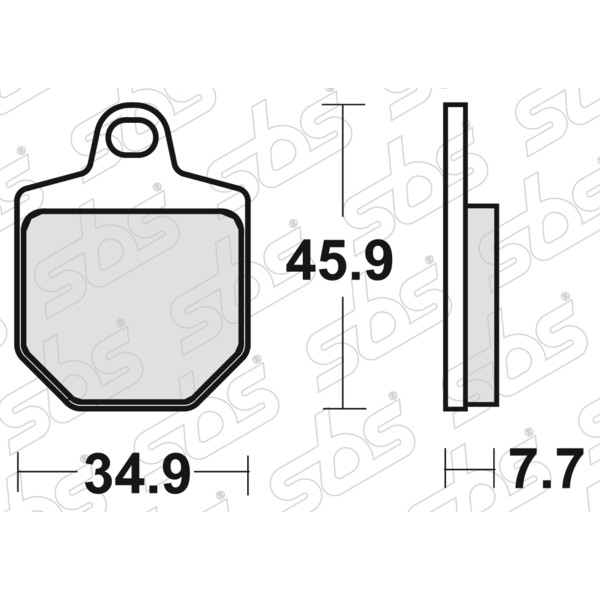 Plaquettes de frein 843 RSI