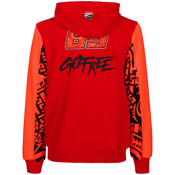 Sweat zippé Bagnaia Red