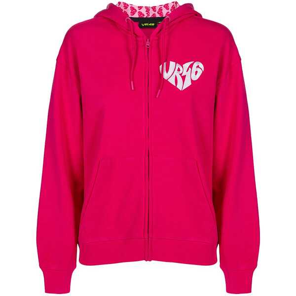 Sweat zippé femme Pink