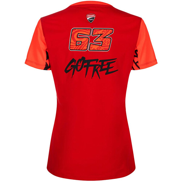 T-shirt femme Bagnaia Red