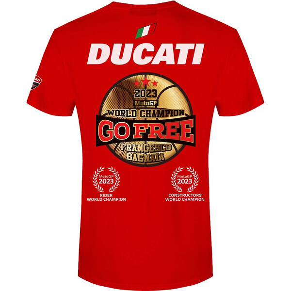 T-shirt World Champion Bagnaia Ducati série limitée