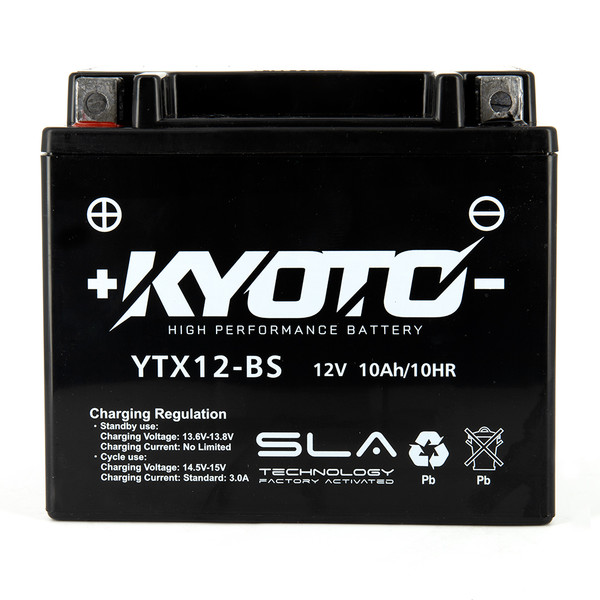 Batterie YTX12-BS SLA AGM Kyoto