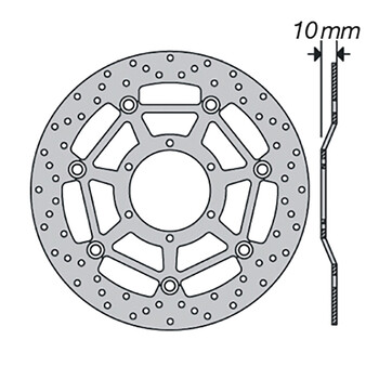 Disque de frein FE.FL17501 France Equipement