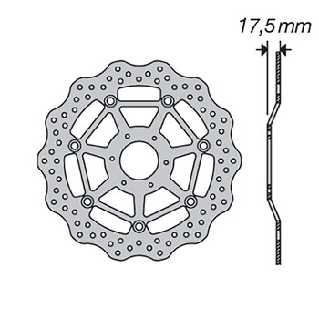 Disque de frein FE.FL52505V France Equipement