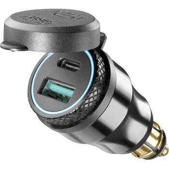 Adaptateur allume cigare Tecno globe DIN USB ET USB-C - Adaptateur et  chargeur 