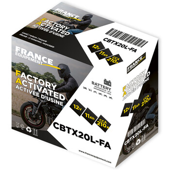 Batterie YTX20L Factory Activated France Equipement